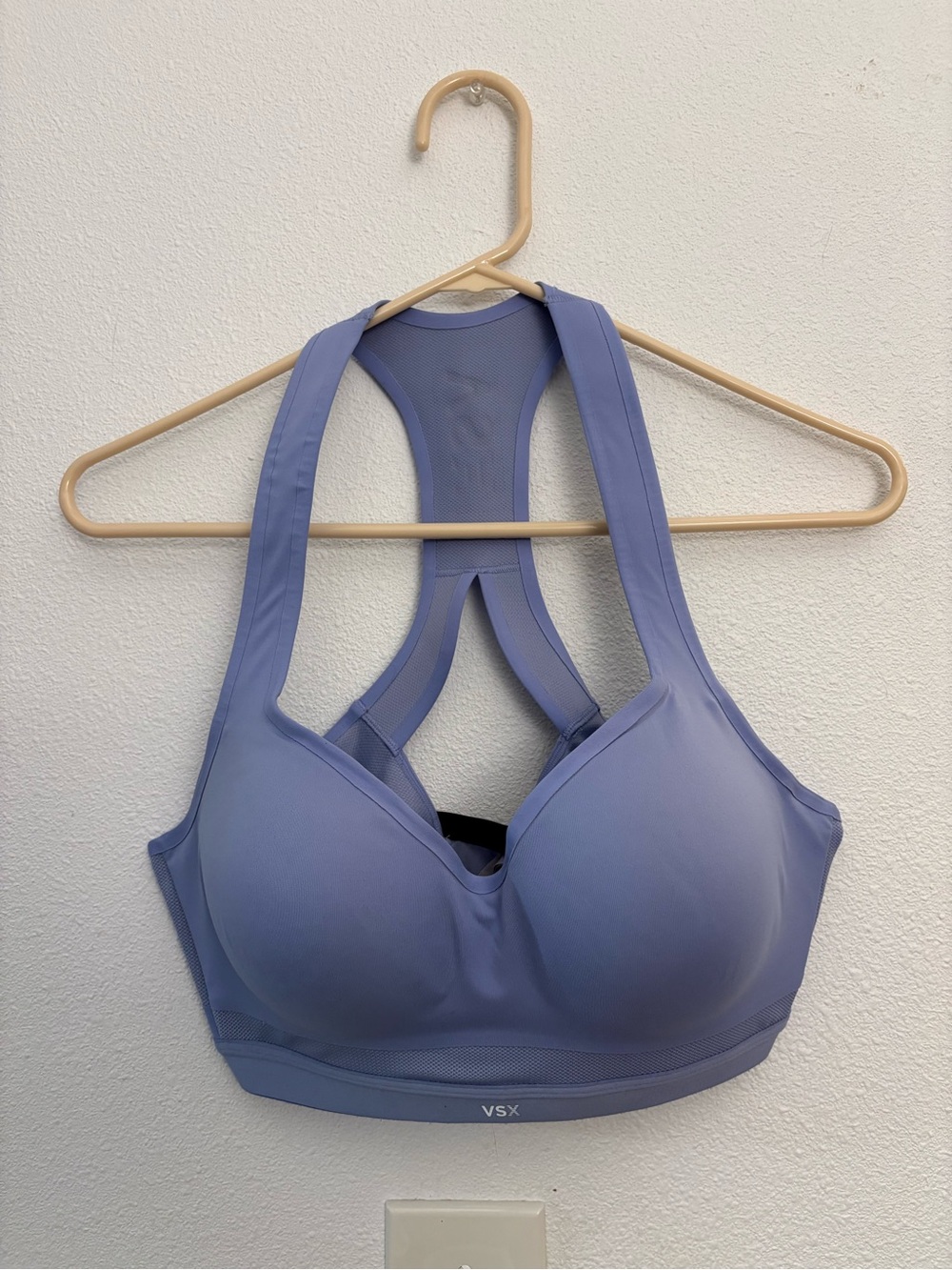 VSX Lavender Molded-Cup Racerback Sports Bra